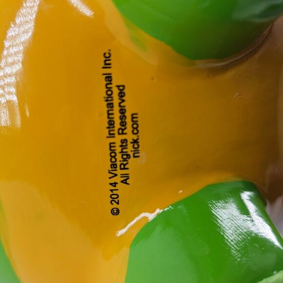 FAB STARPOINT TMNT RAPHAEL CERAMIC PIGGY BANK – 2014 VIACOM NICK.COM COLLECTIBLE - Picture 10 of 10